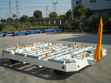 中国 安定した容器パレット トロッコ、鋼鉄パレット トロッコ3ミリメートルのレジ係の版 サプライヤー